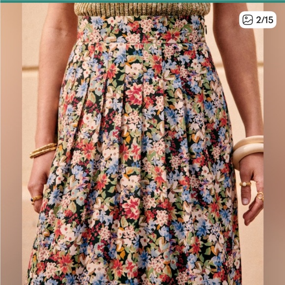 🇫🇷SEZANE  Floral skirt - Picture 3 of 10